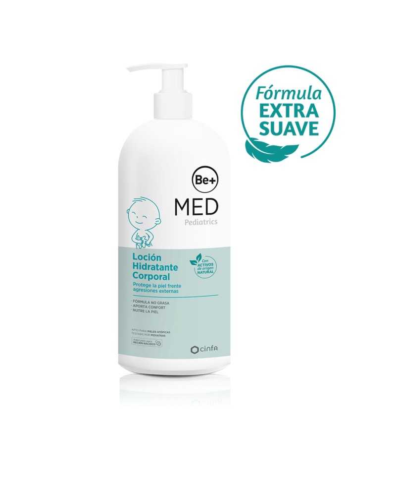 BE+ MED PEDIATRICS LOCION HIDRATANTE CORPORAL 1 ENVASE 500 ML