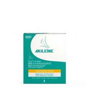 AKILEINE PASTILLAS DE BAÑO DEO EFERVESCENTES 7 UNIDADES 12 G